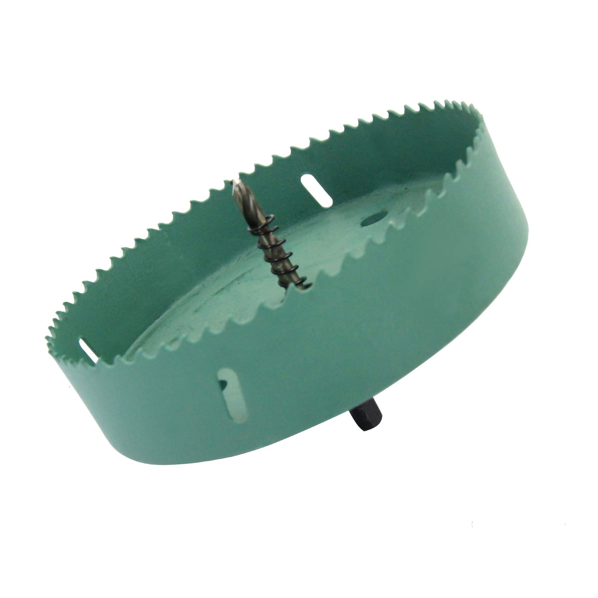 155mm Hole saw LAIWEI hole cutterhole cutter,6.1 Inch HSS Annular Hole Saw Cutter Drill Bit,holes in wood,gypsum board,aluminum profiles, PVC and other materials(6-1/8") — image 1