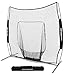 PowerNet Baseball & Softball Practice Net 7x7 FT, Outdoor Baseball Training Equipment for Pitching & Batting Practice (Black Net)