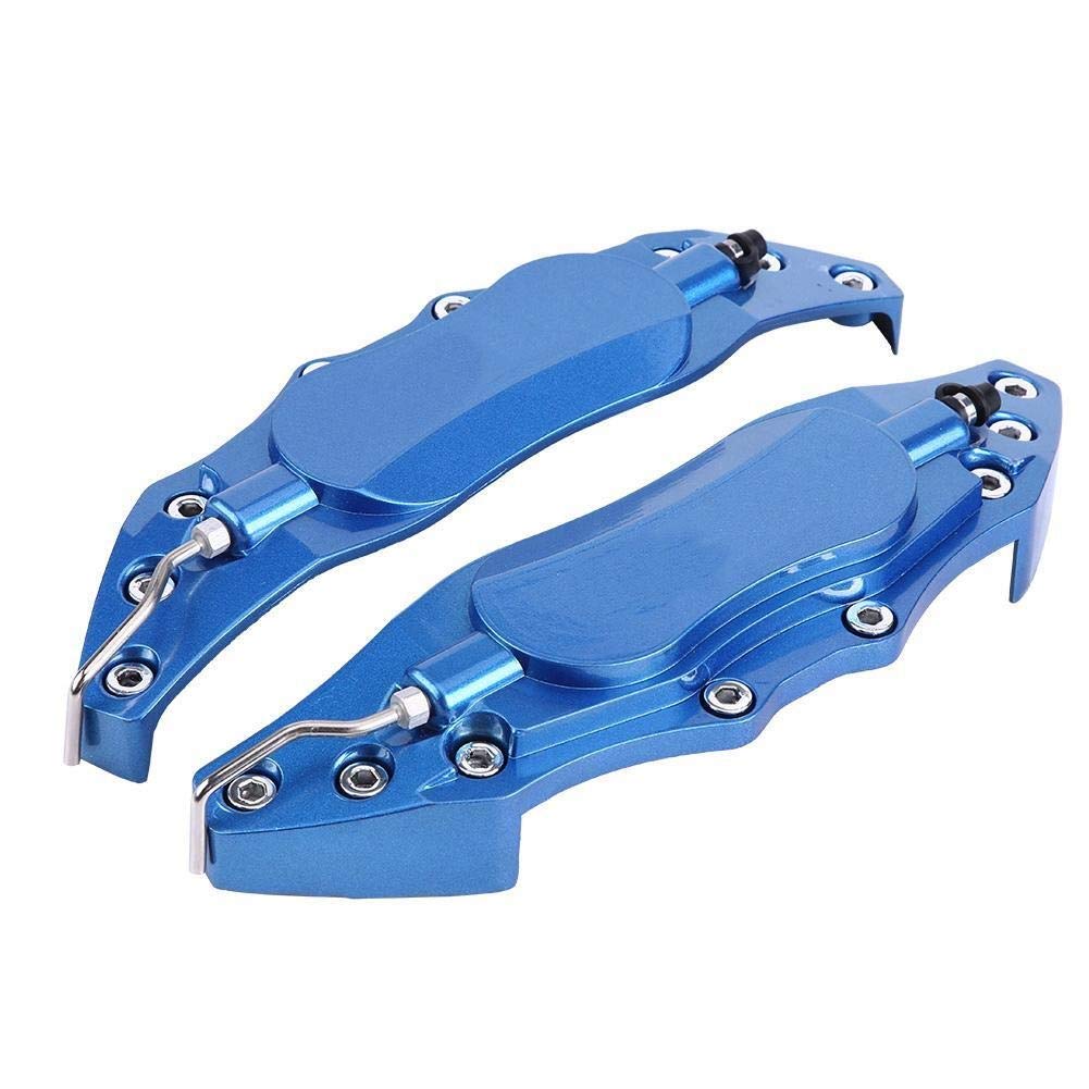 Broco Blue Caliper, 2pcs Car Aluminum Endless Brake Caliper Protector Cover for Wheel Hub 16in-17in Medium (Blue)