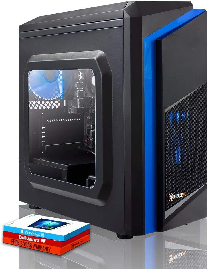 Fierce Gaming PC - AMD Ryzen 3 3200G 4GHz, GT 1030 2GB, 8GB 3000MHz, 1TB Hard Drive, Windows 10 Installed (MANTA 961989)
