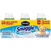 Renuzit Snuggle Solid Gel Air Freshener, Linen Escape Scent, 7 Oz, 12 Count