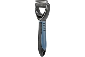 TRIXIE Pet Universal Grooming Rake for Cats and Dogs, Detangle and Thin, 2.5" x 7" (6x18cm)