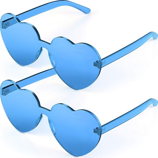 Blue heart sunglasses Clearance