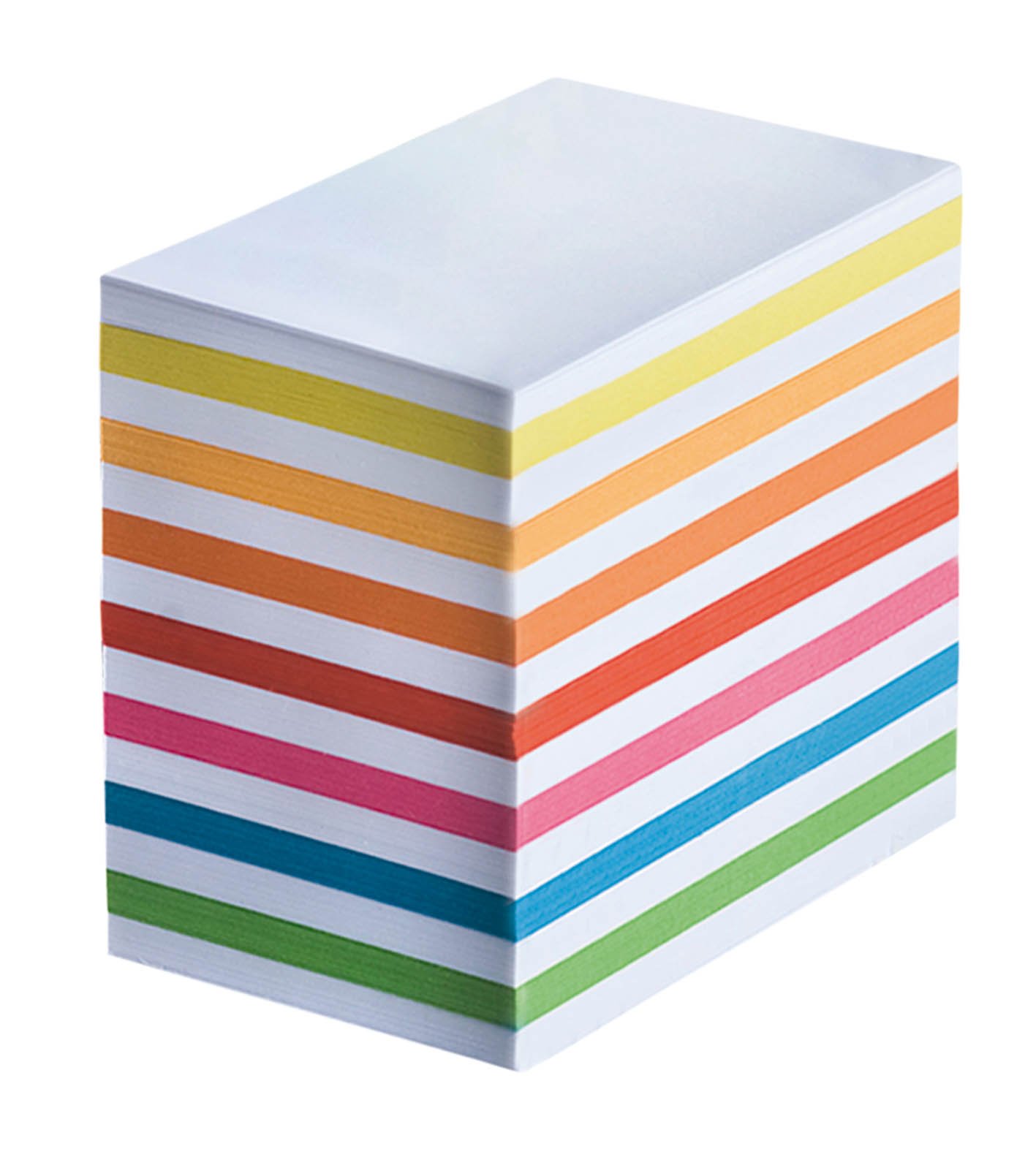 Wedo 2702669079 Memo Box with Pen Holder Alternating Paper, 5.5 x 9 cm 700 Sheets, White