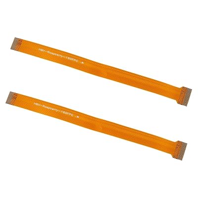 MakerFocus 2pcs Raspberry Pi Camera Cable Zero, Pi Zero Ribbon Cable Adapter 15CM 15 Pin to 22 Pin for Raspberry Pi Zero and Zero W