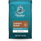 Caribou Coffee, Medium Roast Ground Coffee, 100% Arabica Coffee - Caribou Blend 20 Ounce Bag