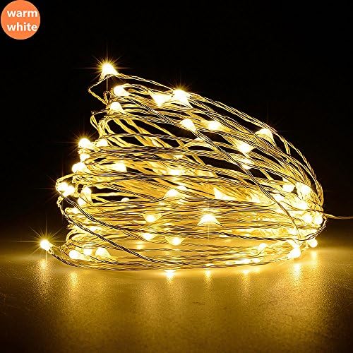 LED Solar String lamp Fairy Light Christmas Lights 10M 100 LED (Warm White)