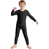 American Trends Boys Thermal Underwear Set Toddler Long Johns Set Fleece Lined Base Layer Winter Thermals Sets for Kids