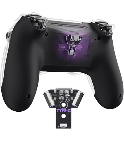 Amazon.com: eXtremeRate Chameleon Green Purple Glossy Replacement