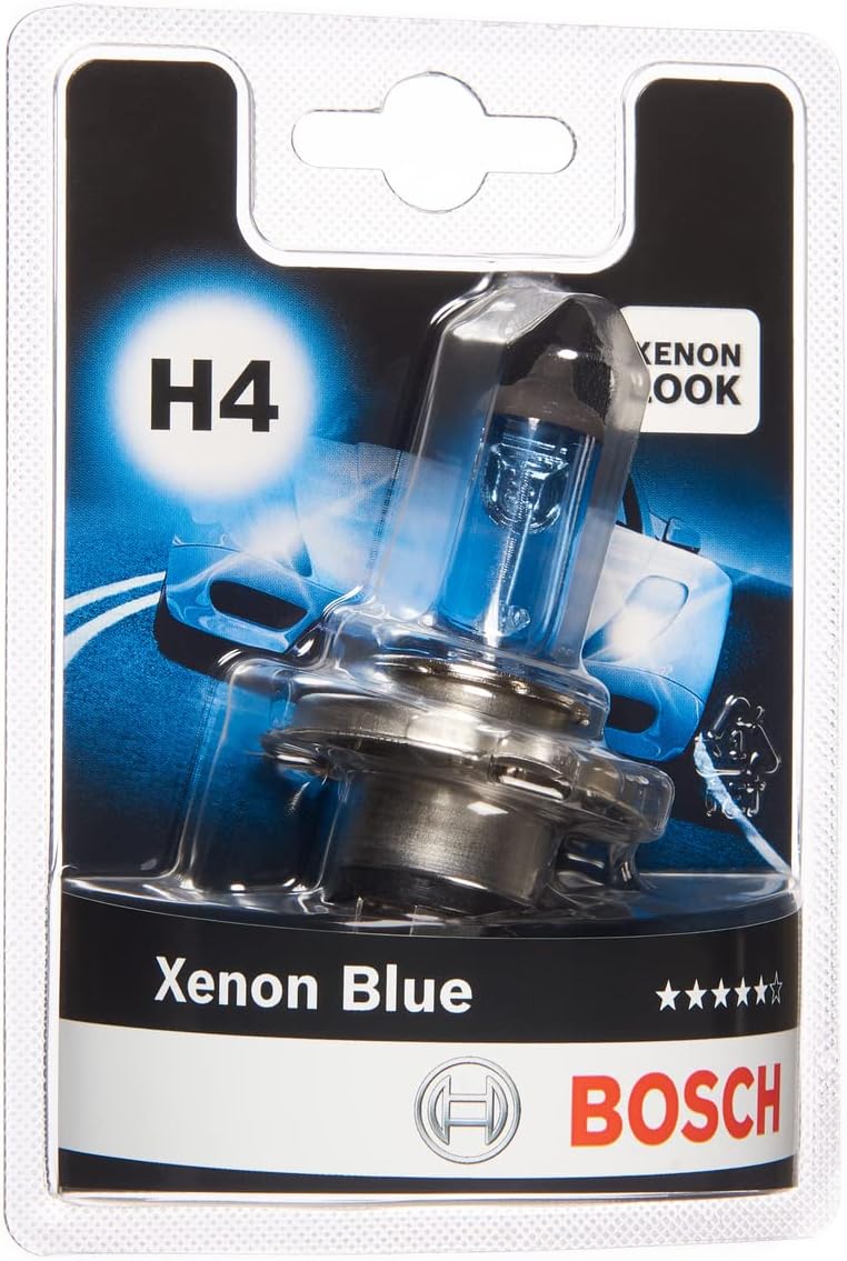 Bosch H4 Xenon Blue Headlight Bulb 12 V 60/55 W P43t 1 Bulb