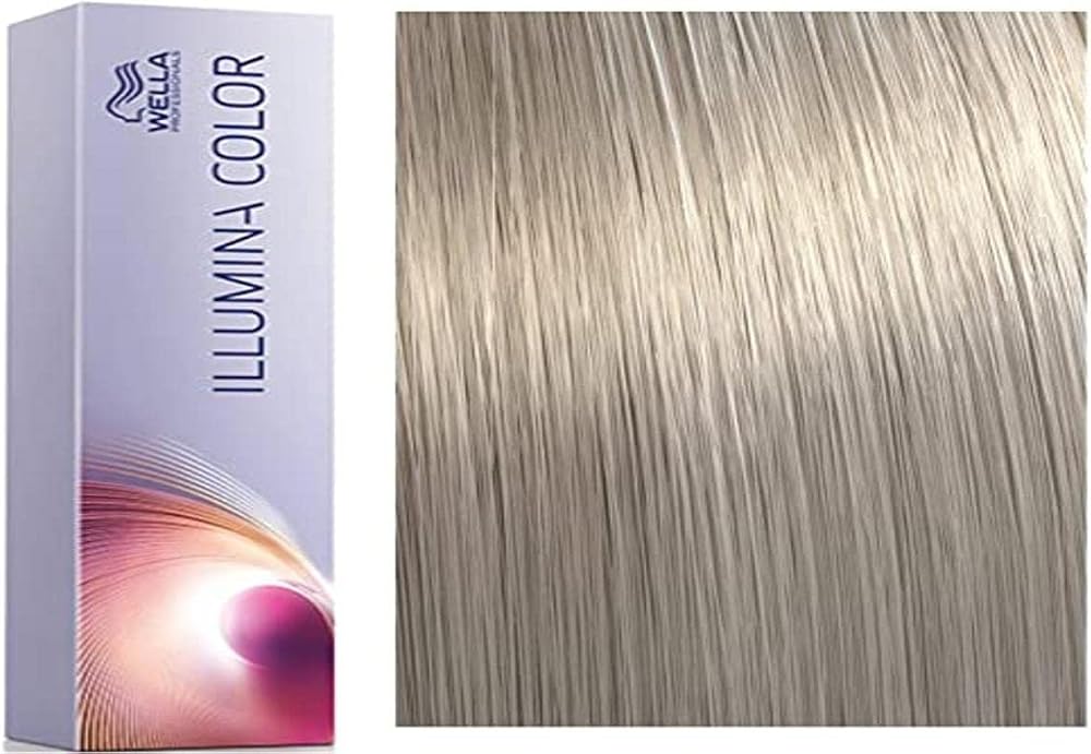 Wella Illumina Color 10/81 Lightest Pearl Ash Blonde Hair Dye 60ml