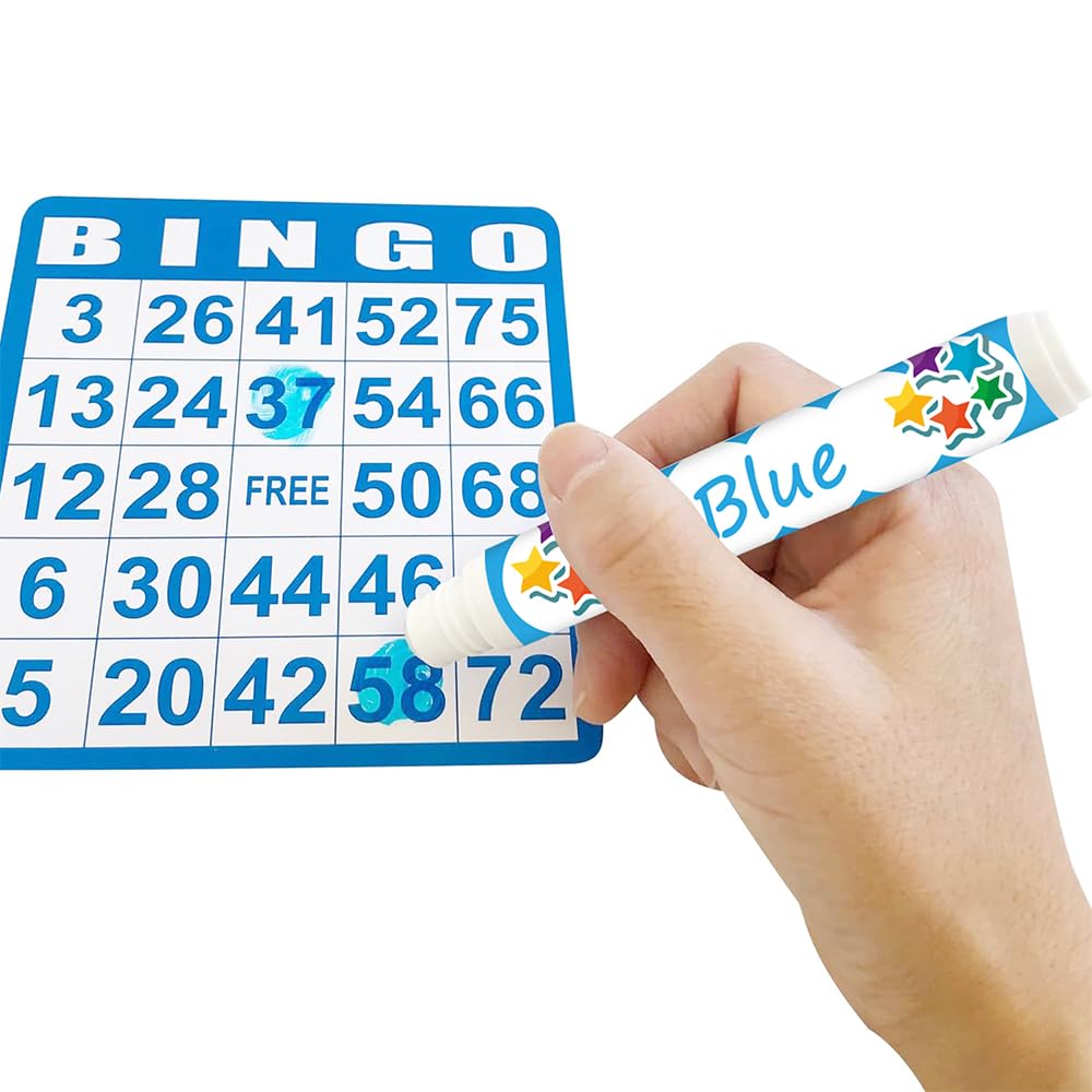 Bingo Daubers Clearance Dot Markers: Bright Non-Toxic Washable Mini Bingo Dobbers Paint Dot Art Markers Bingo Dabbers for Kids Toddlers - Perfect for Kids' Hand-Eye Coordination Development