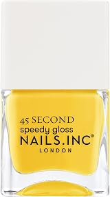 Nails.INC 45 Second Speedy Gloss Wishing On Waterloo Yellow 14 ml