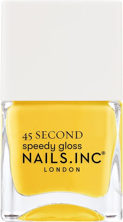 Nails.INC 45 Second Speedy Gloss Wishing On Waterloo Yellow 14 ml