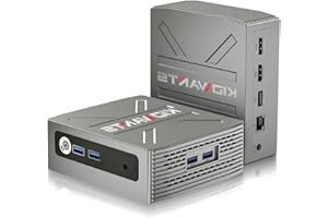 KIDWANTS KG1 Mini PC Intel N4000(up to 2.6GHz),8GB LPDDR4 128GB eMMC,Support M.2 SSD Expansion (512GB/2TB),Support 4K Dual Display, 2.4G/5G WiFi,BT 5.0,USB 3.0,Business, Home, Office Computer, Small Pc