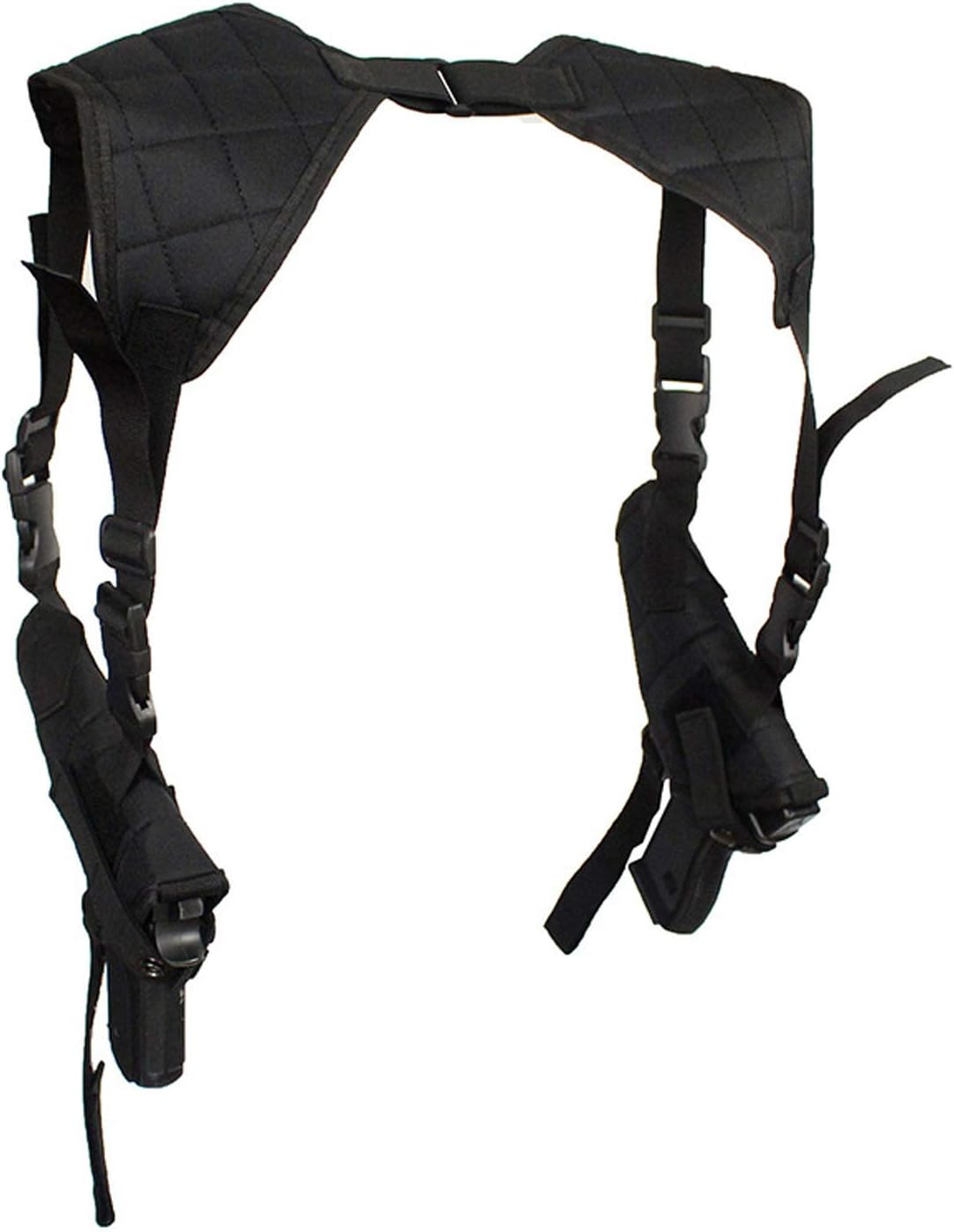 Eilin Best Concealed Carry Shoulder Holster， Double Holster- Revolvers, Pistols, Hand Guns， Adjustable Under Arm Horizontal Handgun Carrier