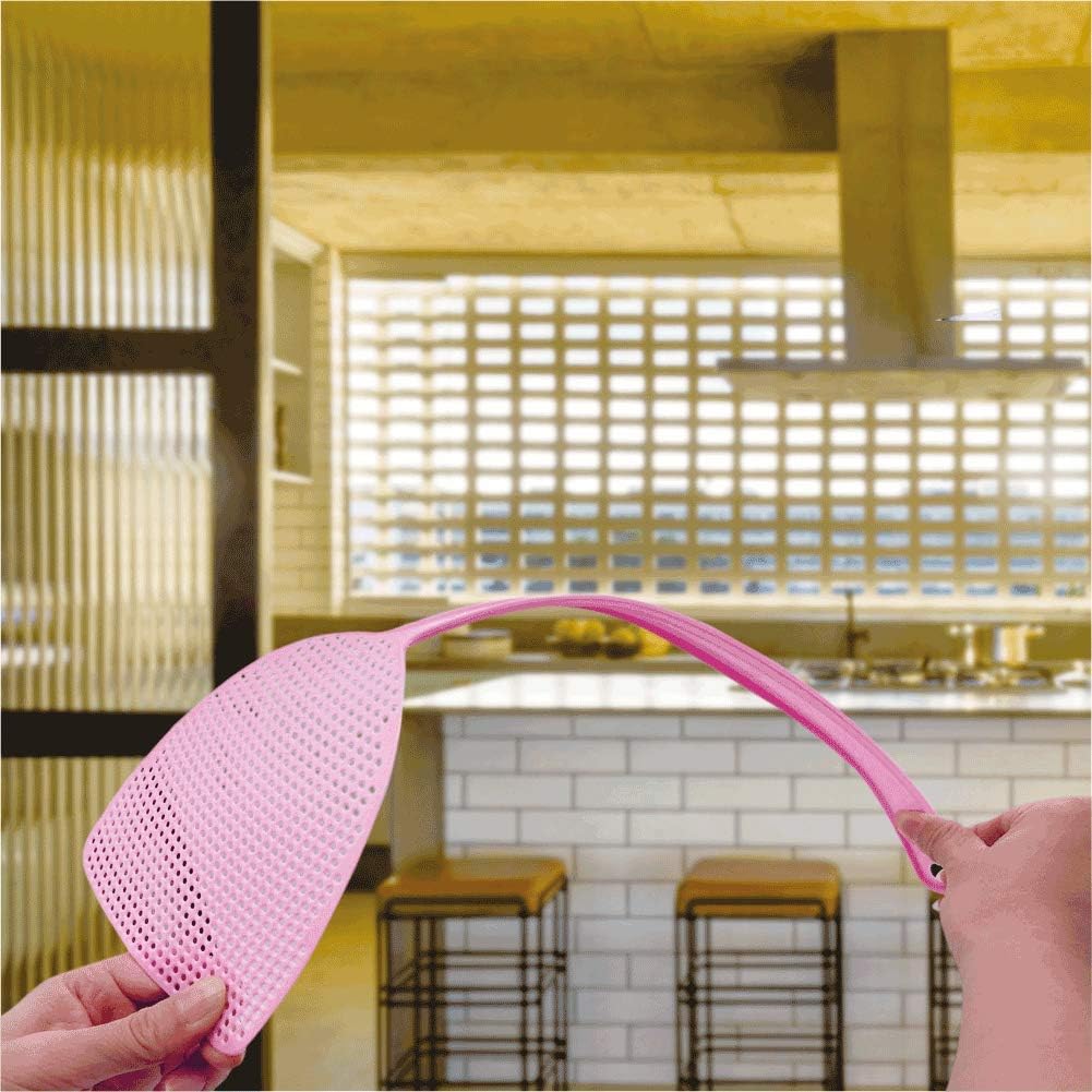 Premium 3PCS Fly Swatters, Strong Flexible Long Fly Swatter Pack, 17.5 Inches Handle Fly Swatter/ Fly Swatters for Indoor/Outdoor/Classroom/Office( 3colors): Garden & Outdoor