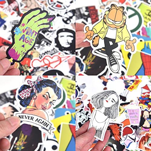 300Pcs Waterproof Car Stickers for Skateboard Graffiti Laptop Luggage Bike Motobycle Decals Stickers