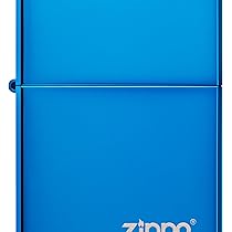 Sapphire, with logo) - Zippo Coloured Lighters | Amazon.com.br