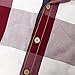 Neleus Men's Long Sleeve Button Down Plaid Shirts,112,Red,M,Tag L