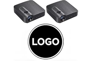 YMTHE 2PCS Car Door Lights, Car Door Lights Logo Projector, Rechargeable HD Car Welcome Lamp for Hy-unn-da