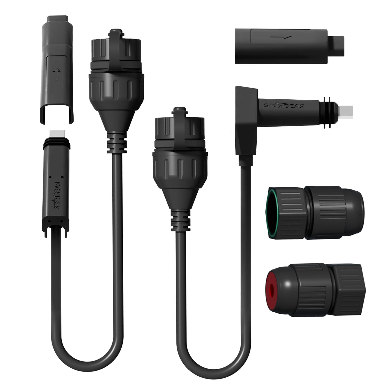 PENGLIN 2 Stück CAT6A RJ45-Koppler, Geschirmt, Für Panelmontage – Verlängerungsadapter, Weiblich Auf Weiblich