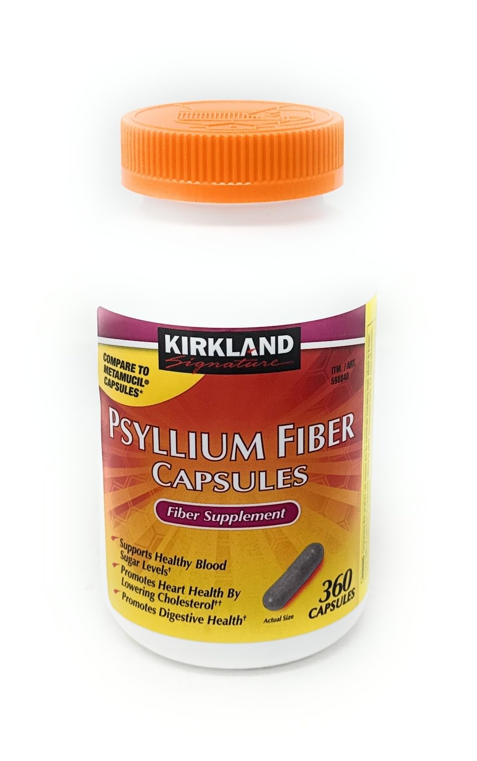 Psyllium Fiber Capsules