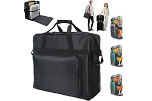 WMDYFDC Ninja Slushie Machine Carrying Bag for FS299 & FS300 & FS301 - Portable Outdoor Travel Bag with Front-Opening, Removable Rigid Bottom, Luggage Strap & Internal Fixing Straps