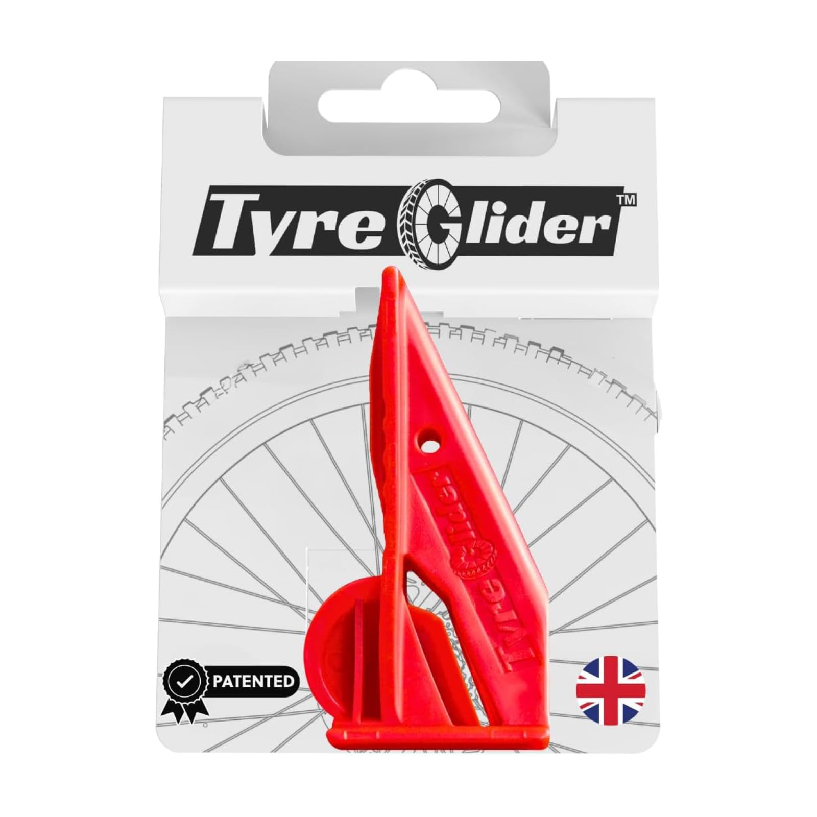 Tyre Glider - The Original Bicycle Tyre Lever | Suitable For All Tire Widths | Professional-Grade, Reinforced & Patented Bike Tire Tool | Made in the UK