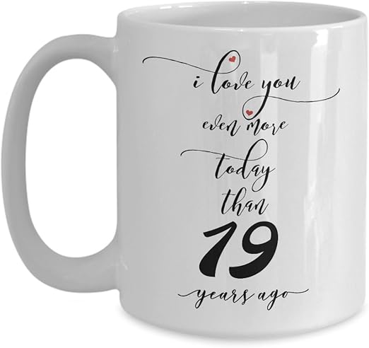 19th wedding anniversary gifts for him