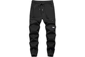 LOKTARC Boys Camo Pants Kids Pull On Drawstring Youth Camouflage Cargo Joggers