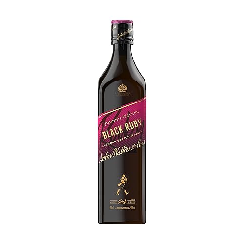 Johnnie Walker Black Ruby Blended Scotch Whisky | 40% | 70cl | Vibrant, Rich & Fruity | Enjoy Neat or On The Rocks