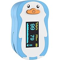 Wellue Children Pulse Oximeter Fingertrip with Warning Function, Blood Oxygen Saturation for Kids and Pulse Rate Monitor…