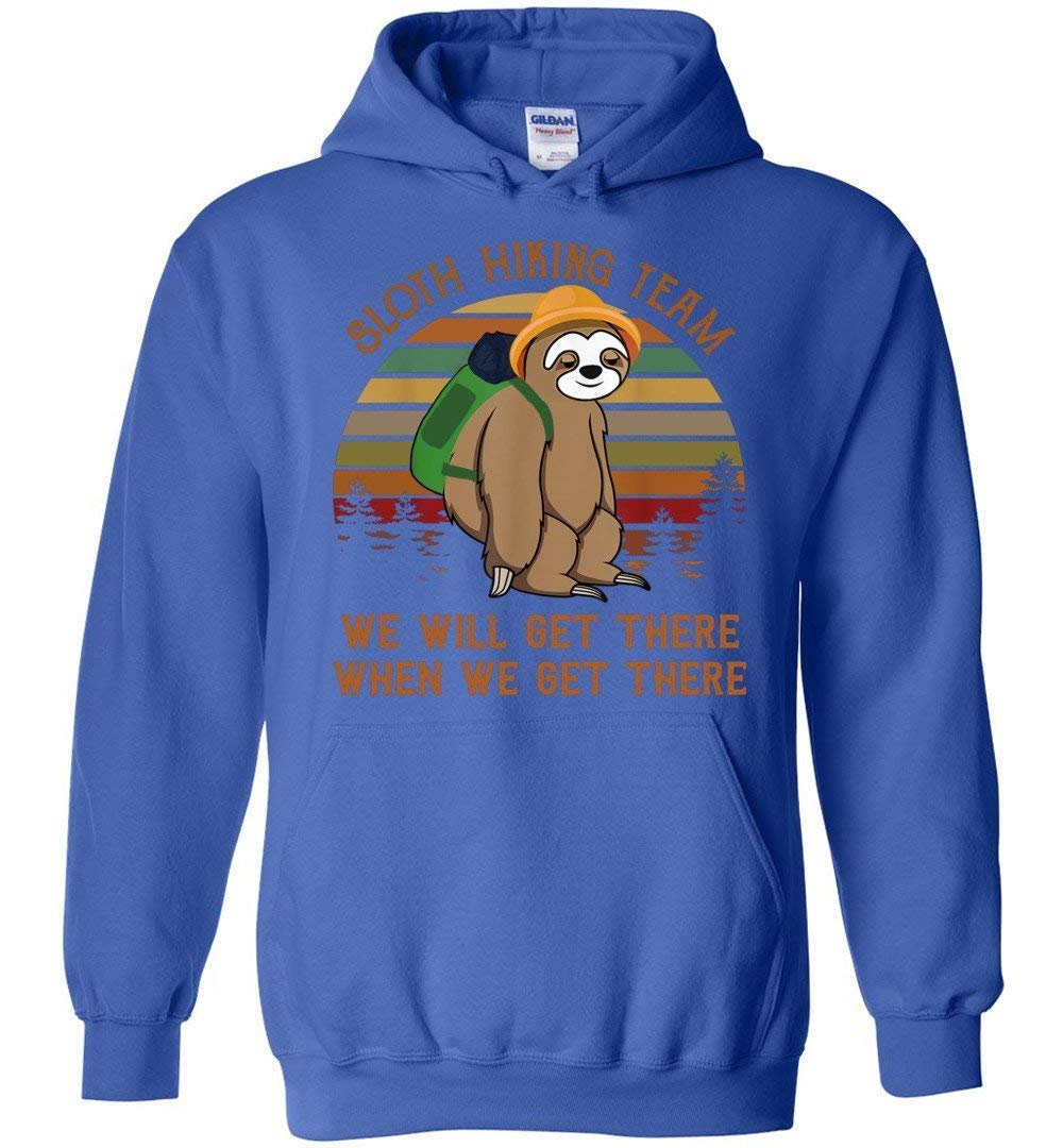 Clothingforfun Sloth Hiking Team We Will Get There Shirts