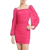 EXARUS Girls Formal Dress Teen Long Sleeve/Cami/One Shoulder Dance Tweens Party Tight Bodycon Cocktail Dresses