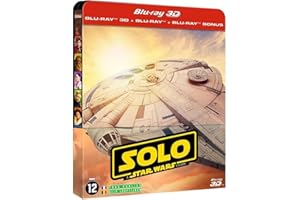 Solo : a Star Wars story - steelbook 3D + 2D + bonus [Blu-ray] [Combo Blu-ray 3D + Blu-ray + Blu-ray Bonus - Édition limitée 