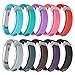 Greeninsync Compatible with Fit Bit Alta Bands, Replacement for Fit Bit Alta Accessory Band Small Bracelet Straps for Alta&Alta HR Fit Bit Ace Wristbands with Ultrathin Fastener，(10pack)