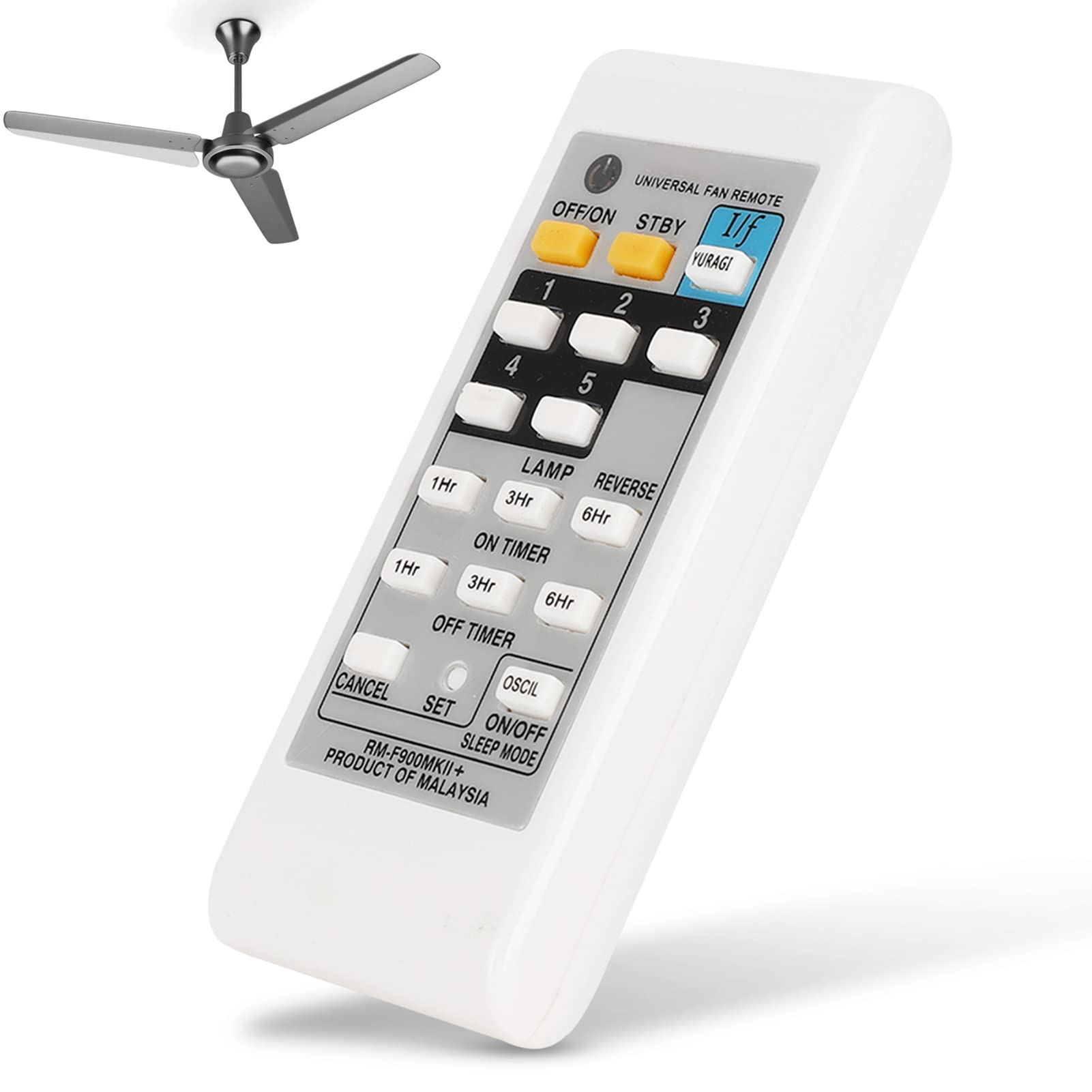 Agatige Remote Control Fan Controller, Universal Electric Fan Remote Control for KDK ELMARK