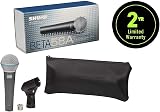Shure BETA 58A Vocal Microphone with A25D Stand Adapter and Euro Thread view 2