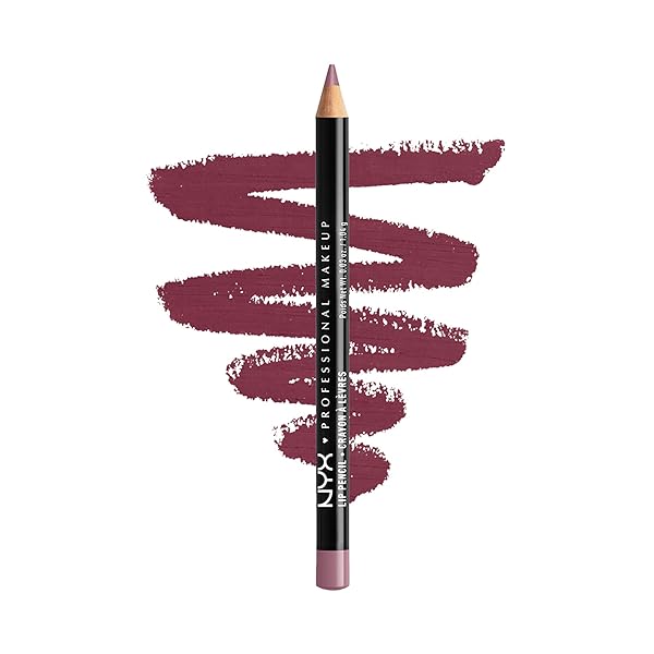 NYX PROFESSIONAL MAKEUP SLIM LIP PENCIL, LONG-LASTING CREAMY LIP LINER – PRUNE