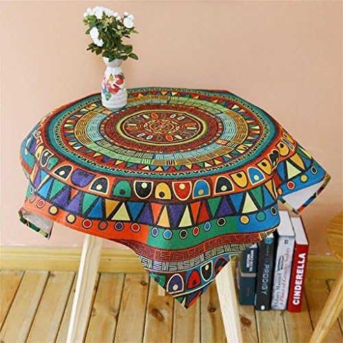 Exotic Style tablecloths of small square table table cloth round of coffee table cloth of freshness of small water national characteristics (size: 110110 cm) cloth