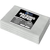 Bryco Goods 320 Sheets - 27” x 17”, 10lbs - Newsprint Packing Paper Sheets for Moving - Newspaper Paper - Shipping Supplies -