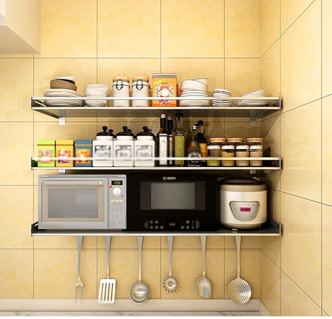 WIN&FACATORY Rejilla de Horno de microondas Muebles de Cocina