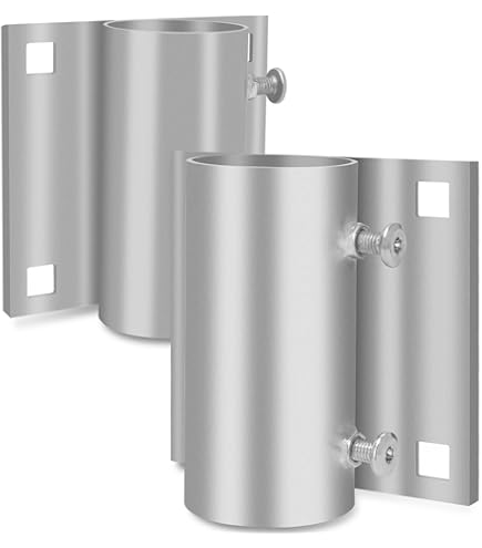 Galvanized Heavy Duty Dock Side Leg Pipe Holder – 7/16" Holes For 3/8" Bolts, Stationary Floating Dock Sleeve For Boat Dock Guards & Post Poles, 1 Pack, Deck Hardware - Canada - View #10