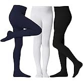 Century Star Girls Tights Winter Warm Leggings for Girls Stockings Toddler Dance Ballet Tights Cable Knit Cotton Pantyhose