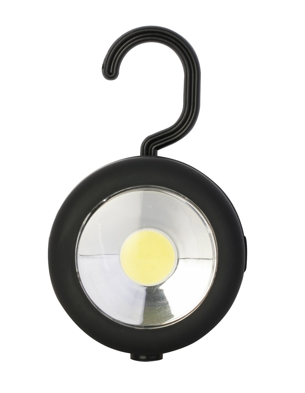 Poly Pool PP3110 Ultra LED COB Mini Compact Pocket Multifunctional Lamp for Home Use for Wardrobes Office Camping Hiking with Spinning Hook and Magnet Cordless Battery Operated