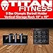 Titan Fitness Olympic Barbell 9 Holder Vertical Storage Display Rack 19