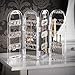 Beautify Foldable Jewelry Hanger Stand Earring Organizer, Necklace Holder and Bracelet Holder Display Rack - Acrylic