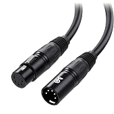 Cable Matters 5 Pin DMX Cable, 24 AWG, Braided Shielding, 3ft | 110 Ohm Nominal Impedance, for Lighting and Stage Equipment