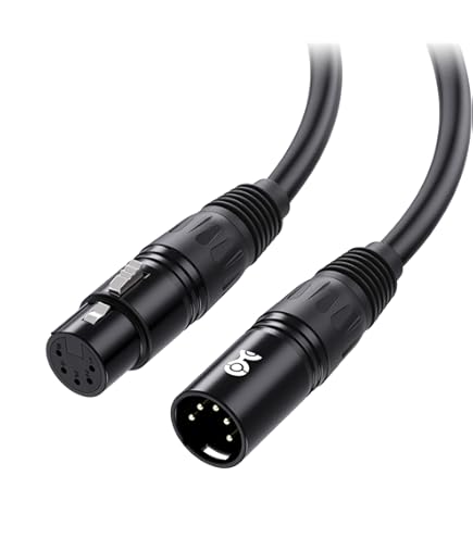 Cavo DMX Chauvet 5ft (1,5m) 5 Pin Maschio A Femmina Per Sistemi DMX - Nuovo Con Garanzia 1 Anno